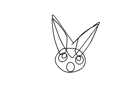 Victini speed art.
