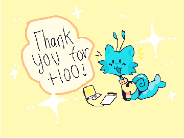 ☆*Thank you for 100! *☆