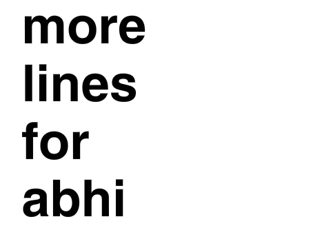 more lines for abhi