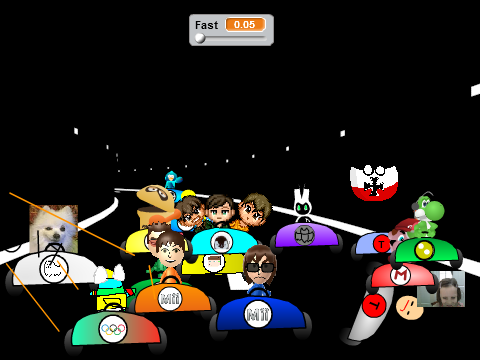 Add yourself racing! (Insanity)