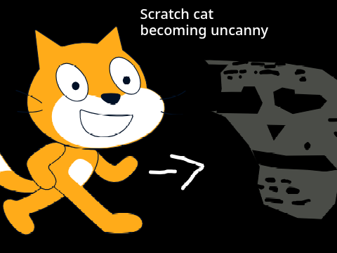 Scratch cat becoming uncanny