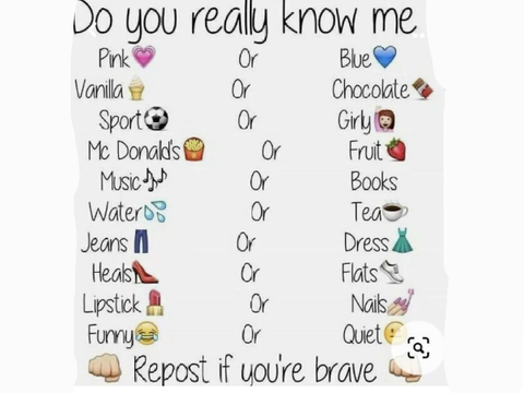 How well do you know me??? remix remix remix