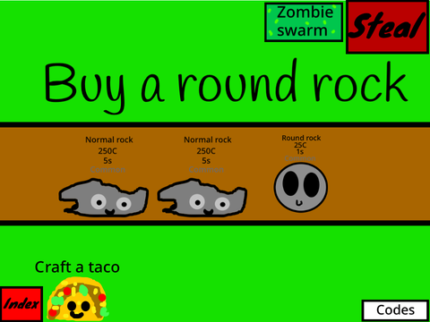 Steal a rock  (6X luck) moddedmin abuse saturday est 10:00