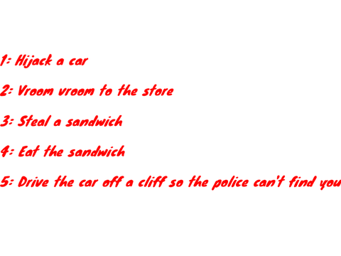 How to get a sandwich