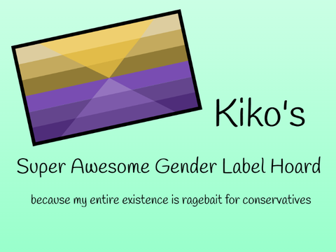 gender microlabel hoard