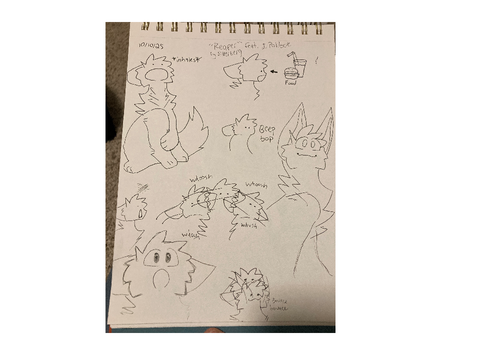 art I made during a soccer game