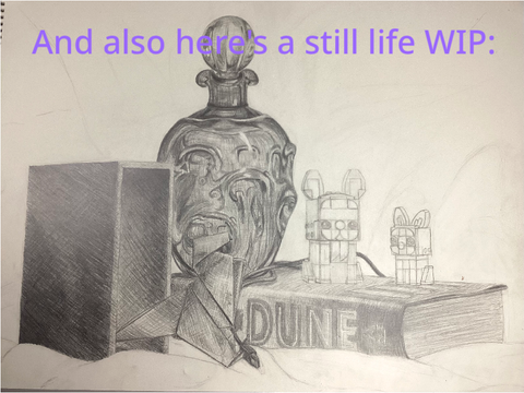 Who’s interested in this idea? (+ still life WIP)