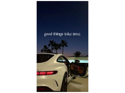 good things take time