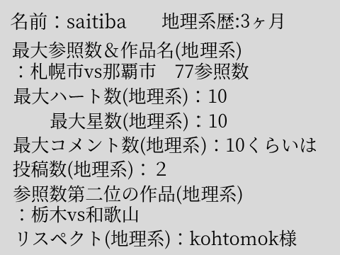 地理系会員証 remix