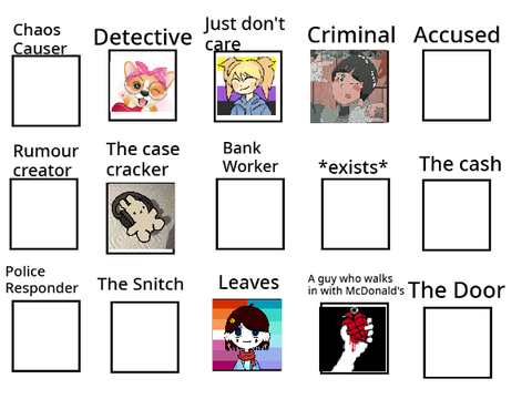 Someone robbed a bank!!! - Who are you? 