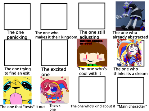 You arrive in the Amazing Digital Circus! Who are you? remix remix remix remix