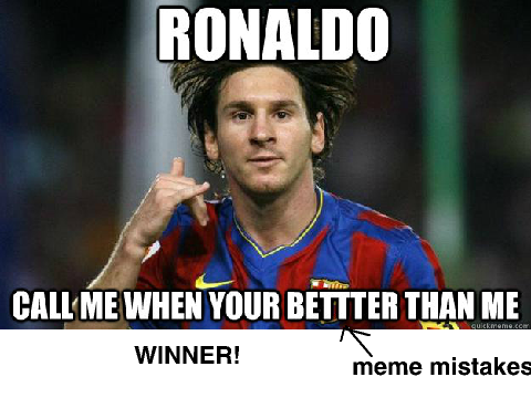 Messi vs Ronaldo vote results!