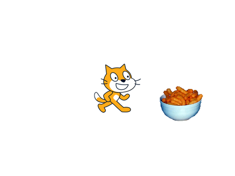 Feed the scratch cat!
