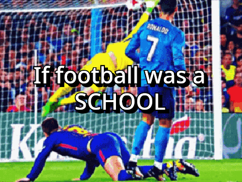 If football was a SCHOOL remix