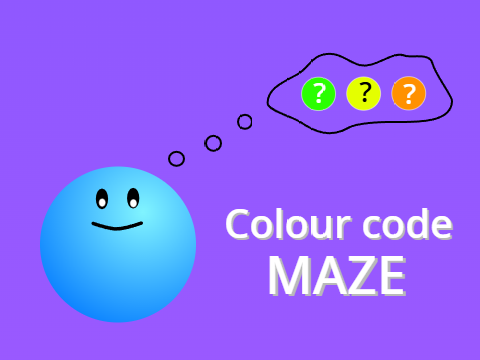 Colour code maze (memory game)