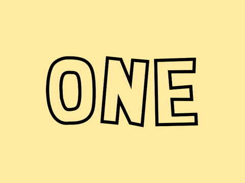 ONE.