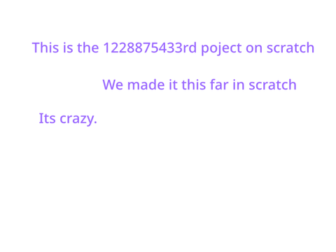 Thats a lot of projects. I'm dizzy.
