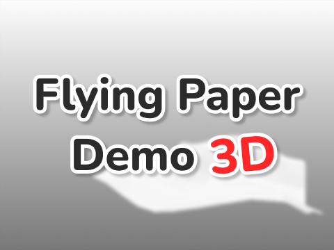 Flying Paper Demo 3D