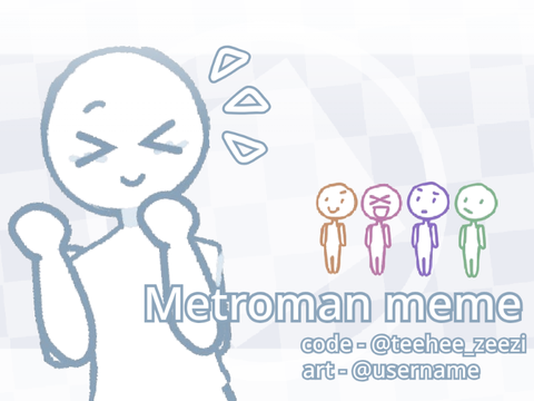 ⯎ metroman meme || meme template ^w^