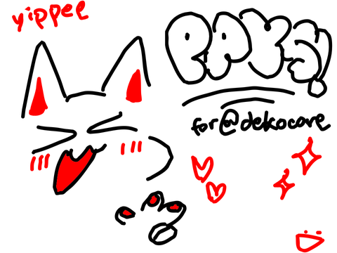 pays for @dekocore ! :D
