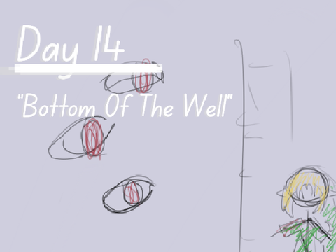 Linktober Shadow 2025 Day 14 // "Bottom Of The Well"
