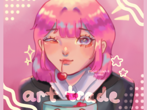art trade with @clarabgood