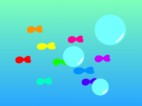 bubble animation !!