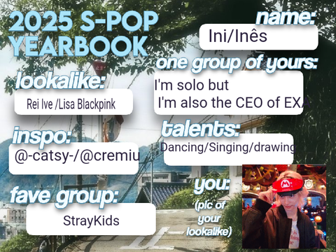 /⦘ 2025 ！ s-pop yᥱarbook ♬ 
