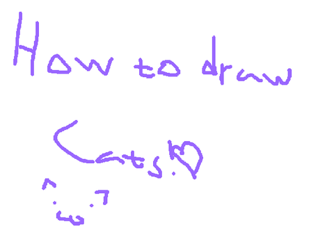 How to draw cats :3