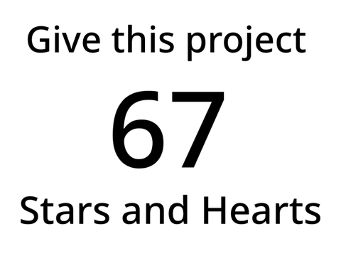 Give this project 67 stars and hearts!