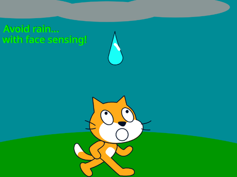 Avoid rain with face sensing!