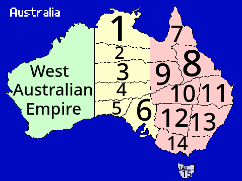 Australia Alternate Map
