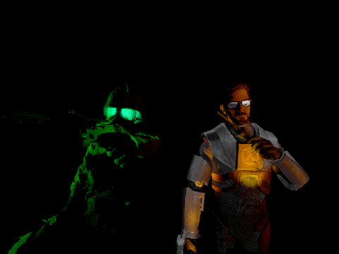 The One Free Man, and The Opposing Force [SFM Poster]