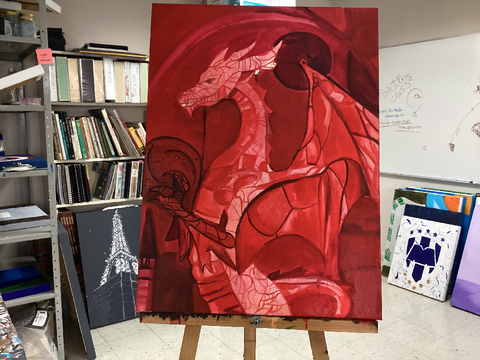Art painting I’m doing on art class