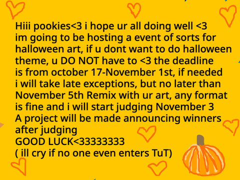  Halloween Art Contest!!! <3