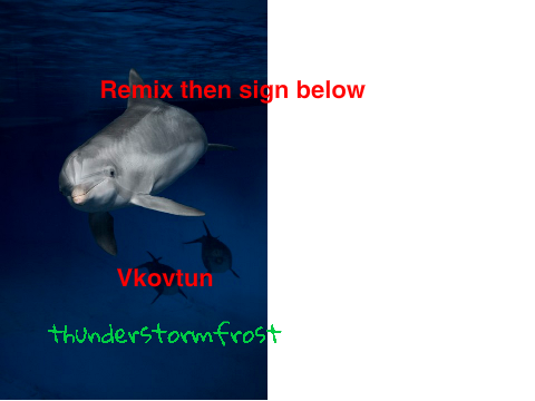sign to stop dolphins from being placed in sea pens. remix