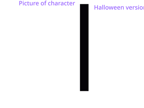 Characters as Halloween Figures!!
