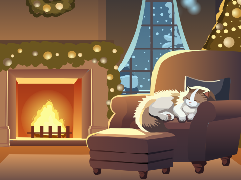 Cat parallax