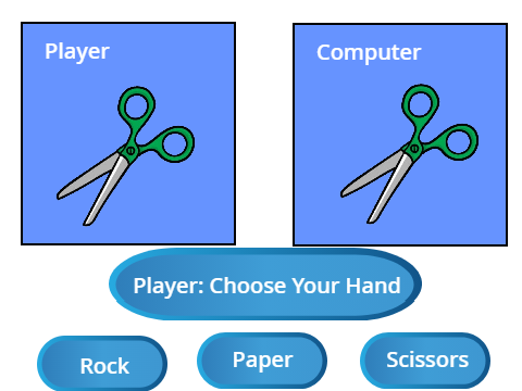 Rock Paper Scissors vs the computer