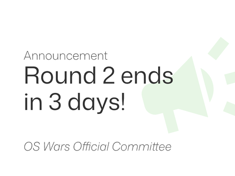 Round 2 ends in 3 days!