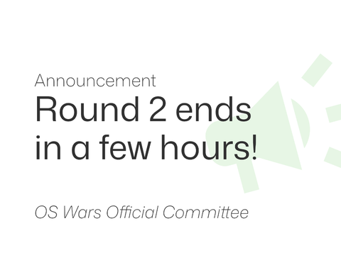 Round 2 is going to end soon!