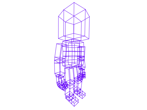 Fast 3d wireframe renderer