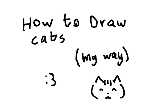 How to draw cats (my way)