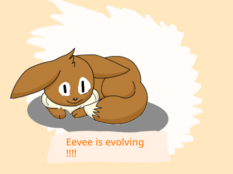 Took eevee home with me