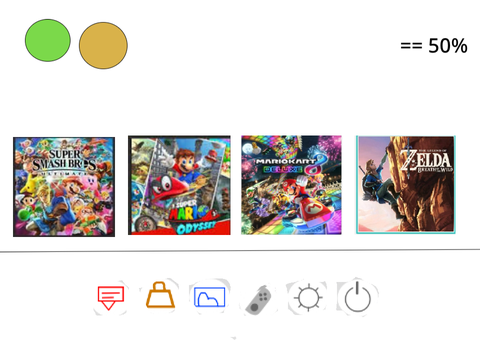 Nintendo Switch Menu (access to games coming)
