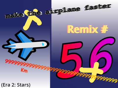 make the airplane faster [56]