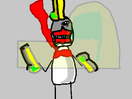 Flagclickedman art/Yeetachu art (I did my best)