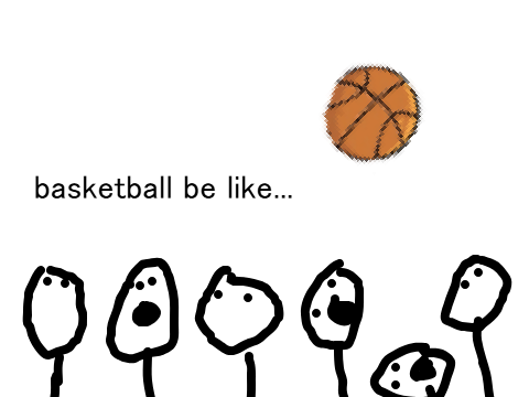 basketball be like...                        #animations