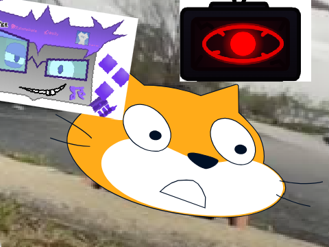 POV blockX watching scratch cat for his motral demise 