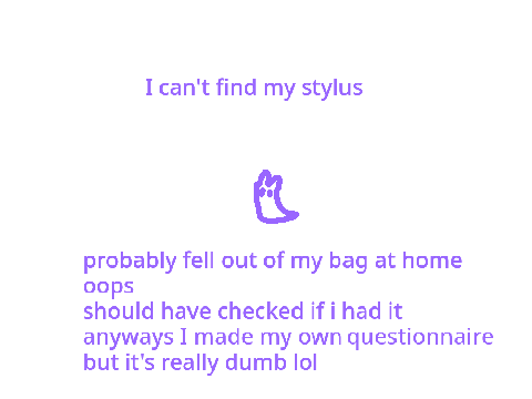 silly goofy questionnaire